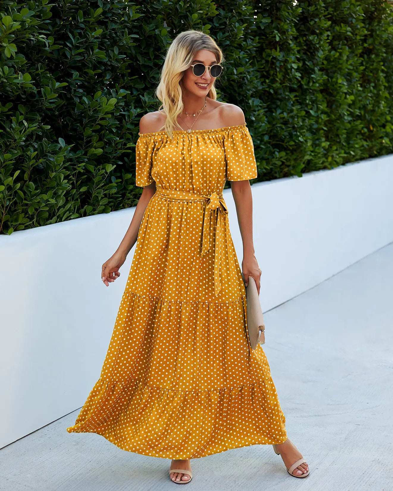 Curvy Chic Polka Dot Summer Jumpsuit