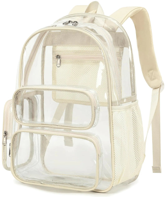 ClearView Heavy Duty Transparent Backpack 17"