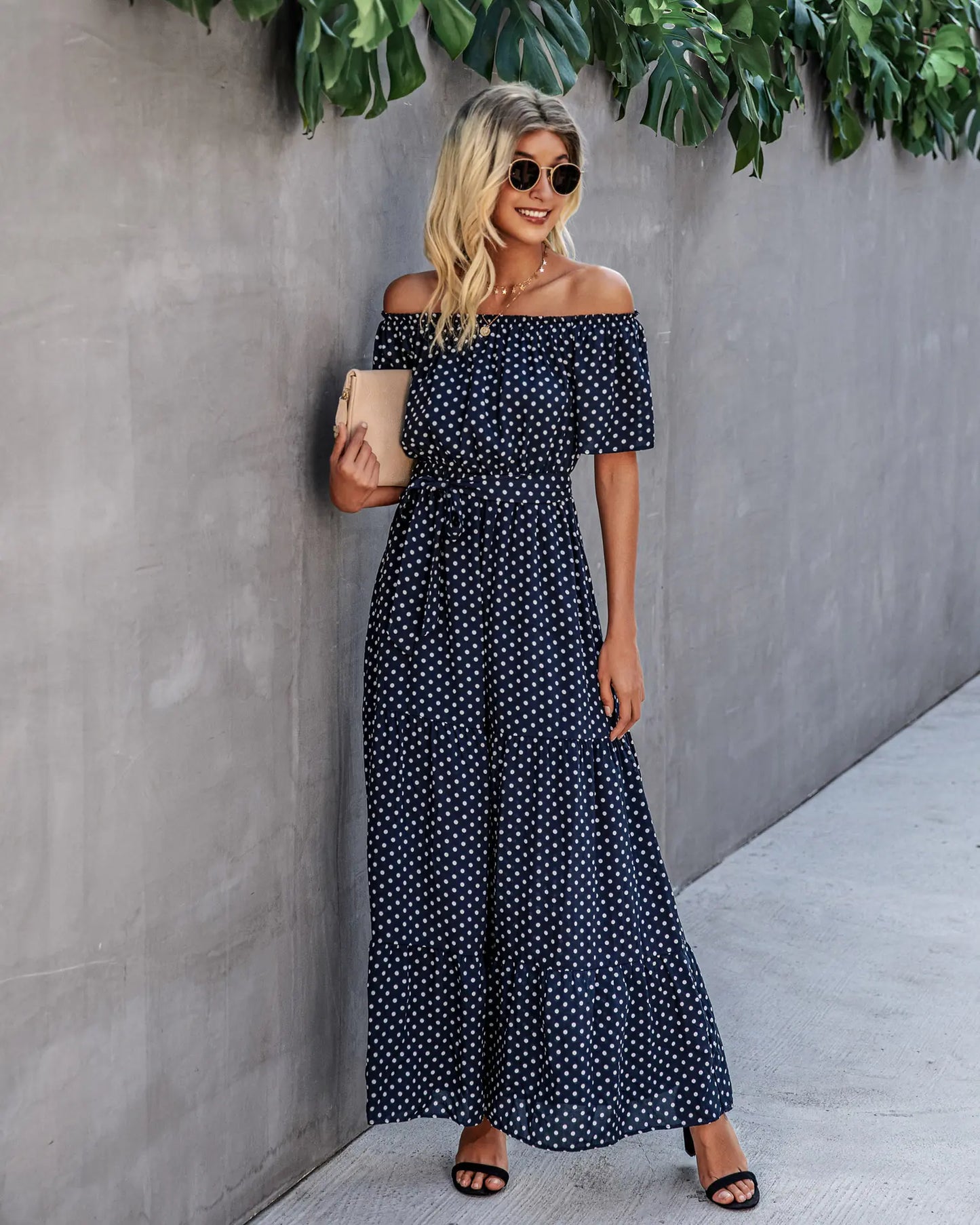 Curvy Chic Polka Dot Summer Jumpsuit