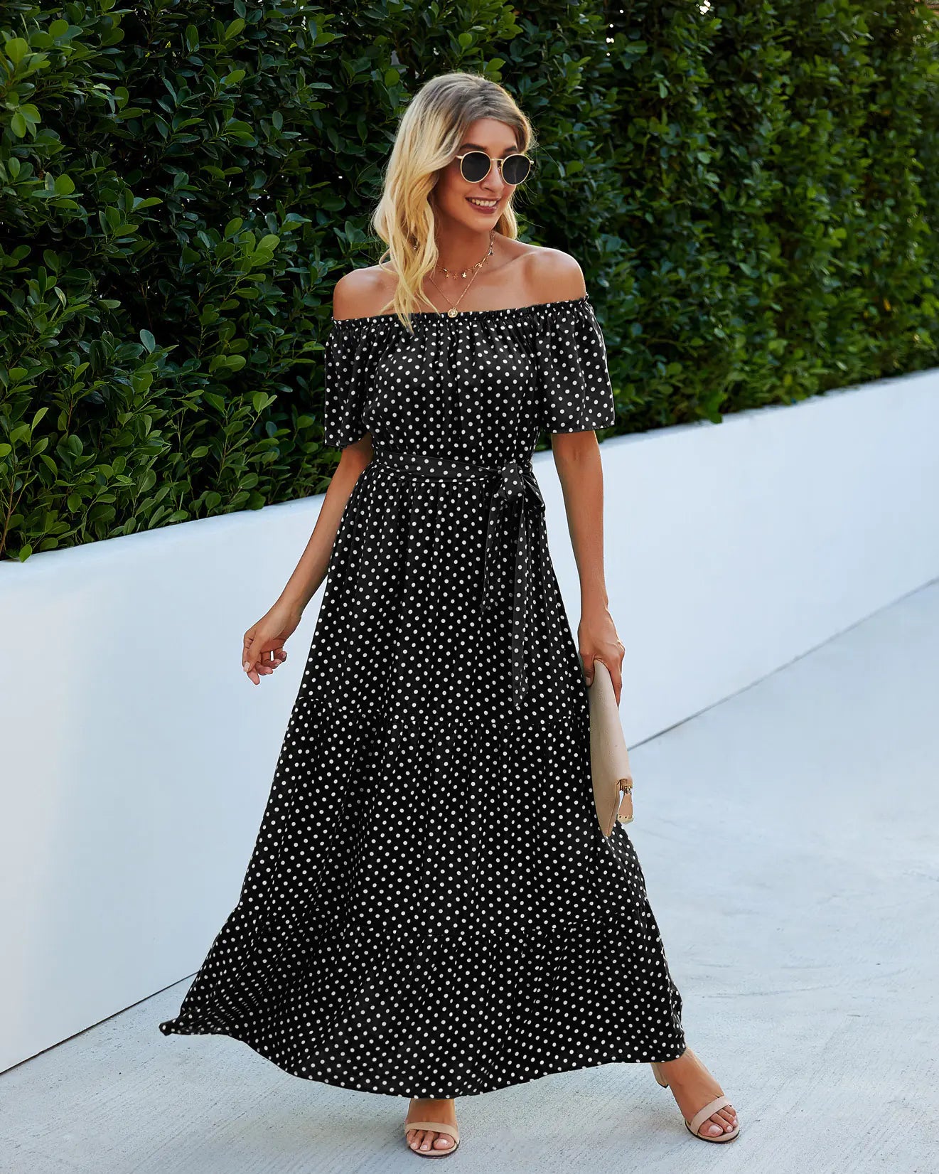 Curvy Chic Polka Dot Summer Jumpsuit