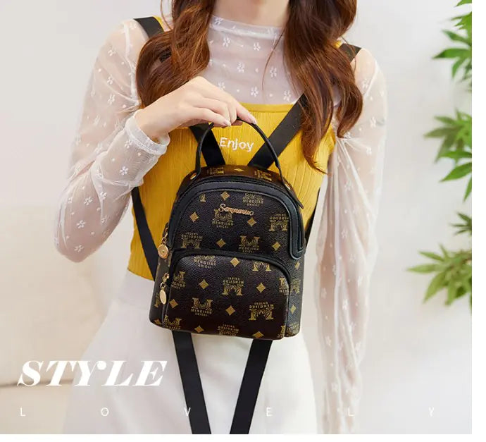 Snake Pattern Backpack - Versatile Design Backpack