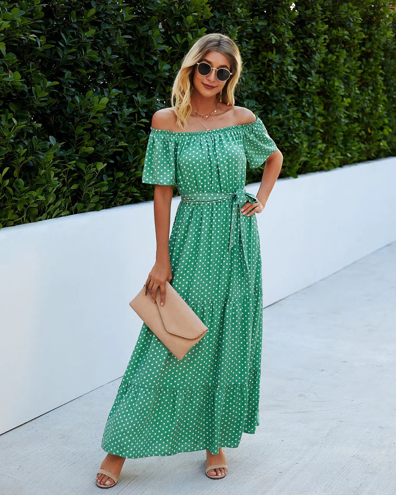 Curvy Chic Polka Dot Summer Jumpsuit